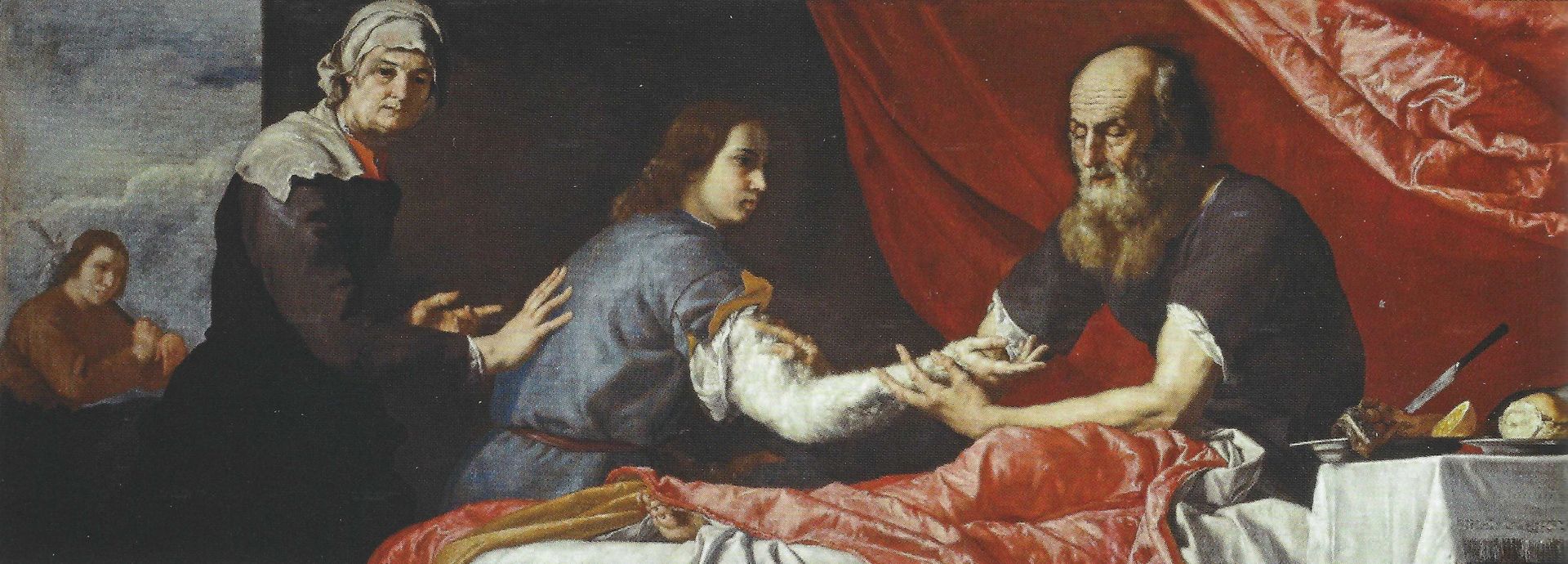 Jakob snyder sin bror Esau for førstefødelsesretten Ribera, 1637,  (Pradomuseet i Madrid).