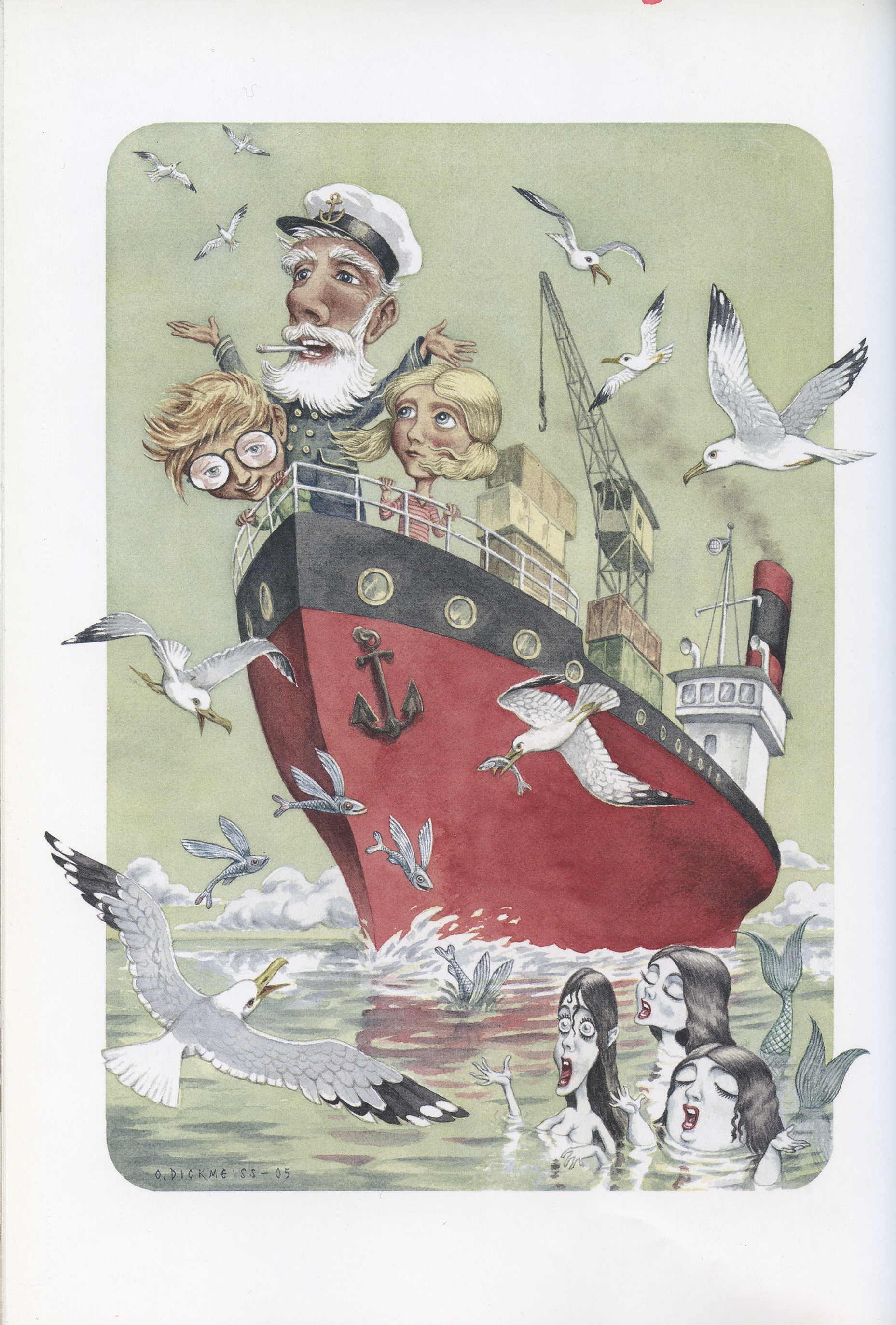 Illustration fra Supertanker af Otto Dickmeiss, 2005